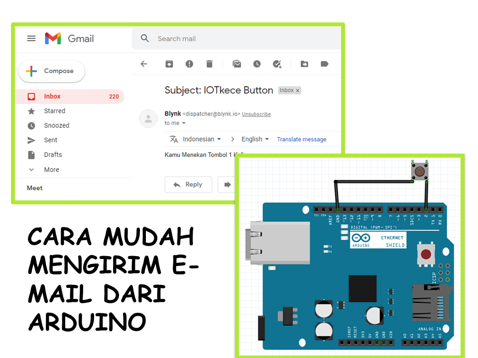 Cara Mudah Mengirim Email Dari Arduino